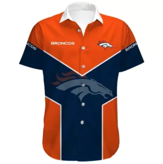 Denver Football Team Broncoss Casual Hawaiian Shirt