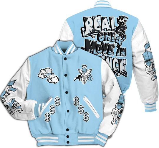 Dunkare Legend Blue 11s Varsity Jacket, Streetwear Varsity Jacket, Retro 11 Legend Blue Shirt, Graphic Trust No One All Over Print Letterman Jackets
