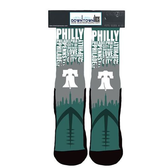 Philadelphia Socks Philadelphia Skyline socks Pro Football Socks