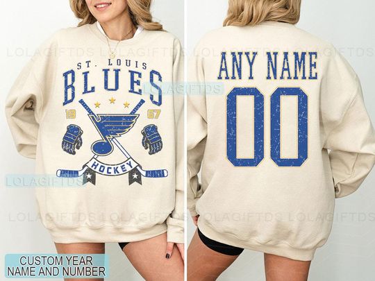 Personalized St. Louis Hockey Sweatshirt