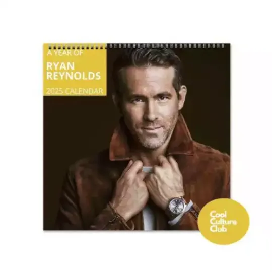Ryan Reynolds 2025 Wall Calendar, Perfect Calendar Gift for Ryan Reynolds Fans