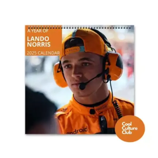 Lando Norris 2025 Wall Calendar, Perfect Calendar Gift for Lando Norris Fans