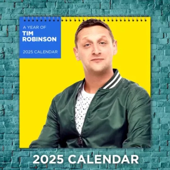 Tim Robinson 2025 Wall Calendar - Celebrity Calendar - Perfect Gift for Fans