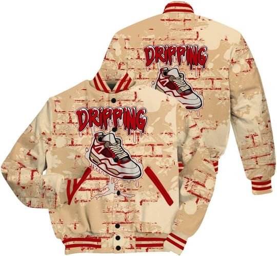 Dunkare Shirt For Dunk Low Strawberry Waffle Jacket, Streetwear Varsity Jacket, Bluntz Burnz All Over Print Baseball Varsity Jacket