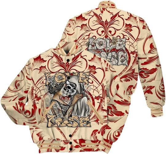 Dunkare Shirt For Dunk Low Strawberry Waffle Jacket, Streetwear Varsity Jacket, Smoking Every Day Graphic Weeding Art Baseball Varsity Jacket