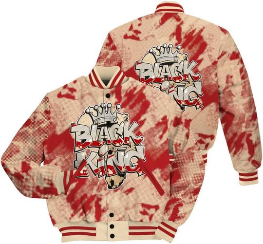 Dunkare Shirt For Dunk Low Strawberry Waffle Jacket, Streetwear Varsity Jacket, B-King Shirt Unisex Oufit All Over Print Baseball Varsity Jacket