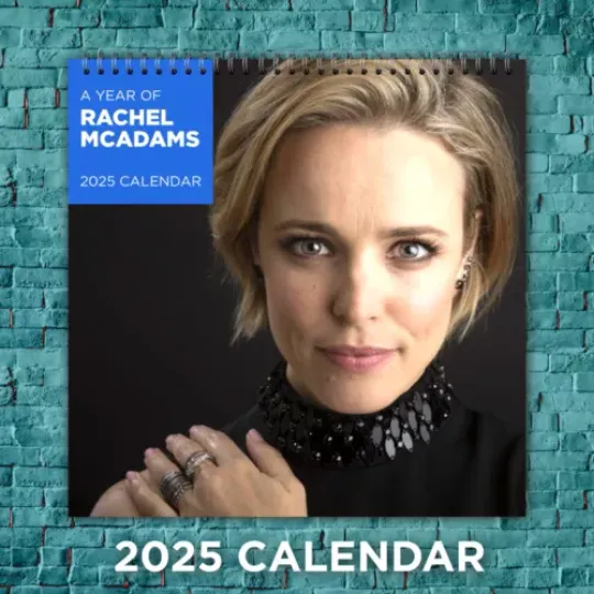 Rachel McAdams 2025 Film Stars Calendar, Actress Calendar