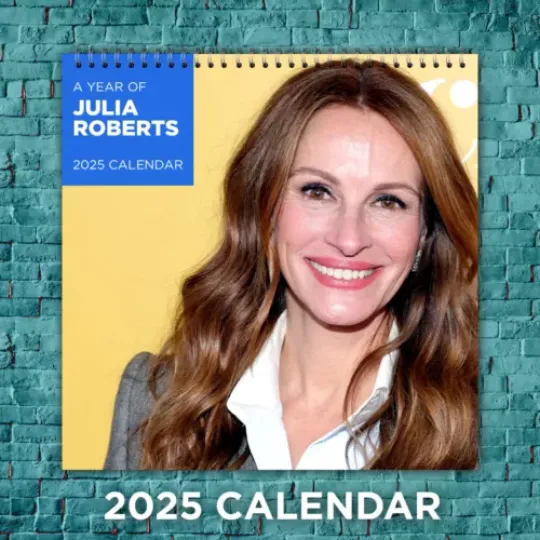 Julia Roberts 2025 Hollywood Icons Calendar, Actress Calendar