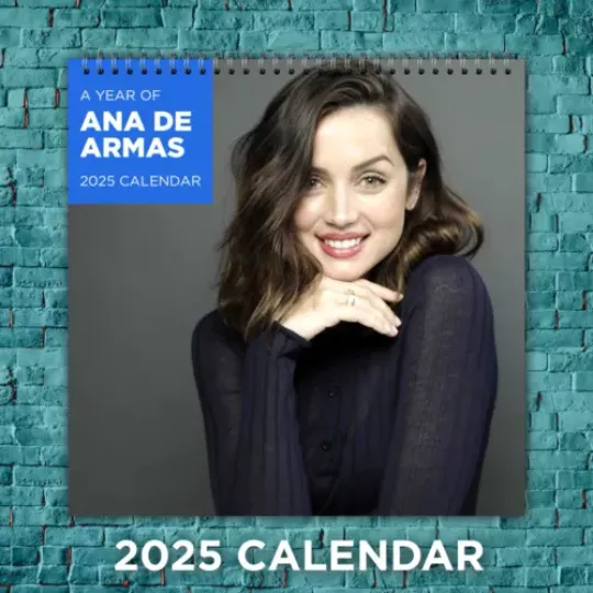 Ana de Armas 2025 Hollywood Stars Calendar, Actress Calendar