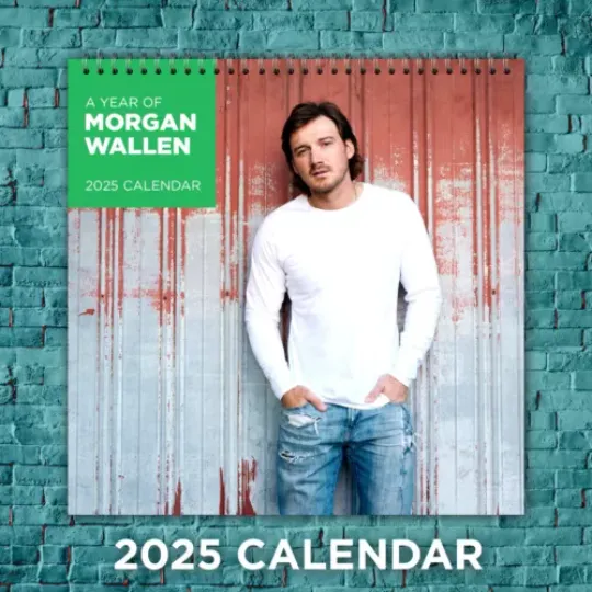 Discover Wallen Western 2025 Wall Calendar, Celebrity Calendar, Fan Gift