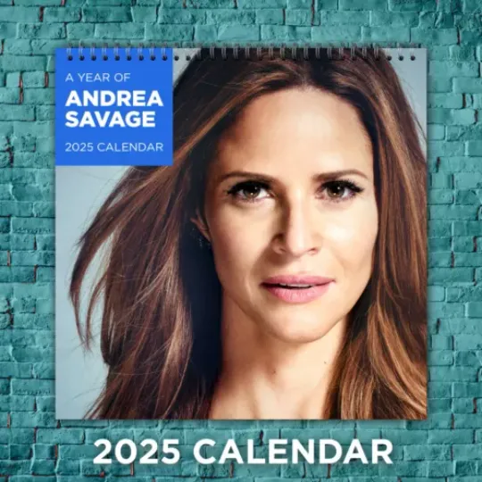Andrea Savage 2025 TV Stars Calendar, Actress Calendar