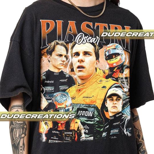 Limited Oscar Piastri Vintage T-Shirt, Shirt Gift For Woman and Man Unisex T-Shirt