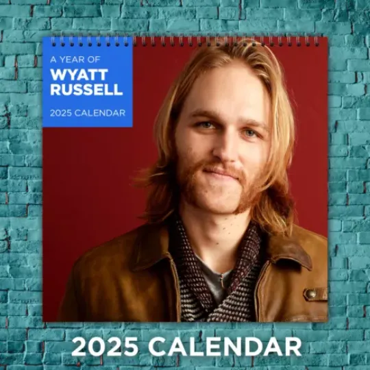 Wyatt Russell 2025 TV Stars Calendar, Actor Calendar
