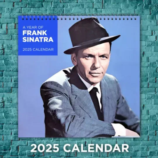 Frank Sinatra Wall Calendar 2025, Frank Sinatra Celebrity 2025 Calendar