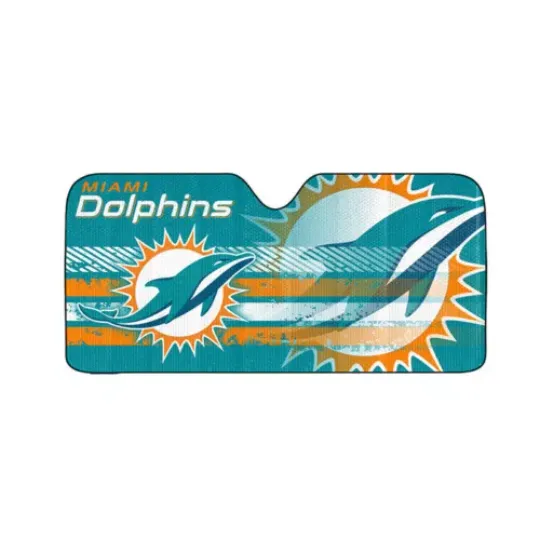 New football Miami Dolphins Car Truck Windshield Folding Sun Shade Large Size