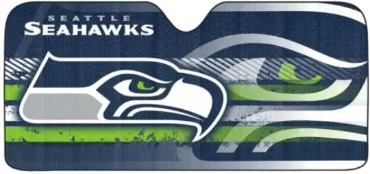 Fanmats Team Promark football Seattle Seahawks Car Truck Folding Sunshade