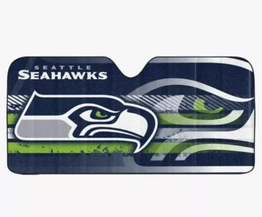 Fanmats Team Promark football Seattle Seahawks Car Truck Folding Sunshade