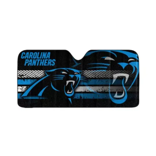 New football Carolina Panthers Car Truck Windshield Folding Sun Shade Large Size