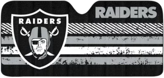 Fanmats Team Promark football Las Vegas Raiders Car Truck Folding Sunshade