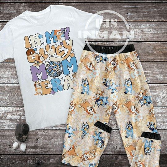 BlueyDad Mom Eras Pajamas Set for Families