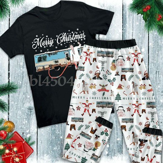 Christmas Vacation Pajamas Set for Holiday Family Matching