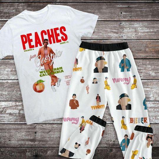 Justin Bieber Personalized Family Pajamas Set