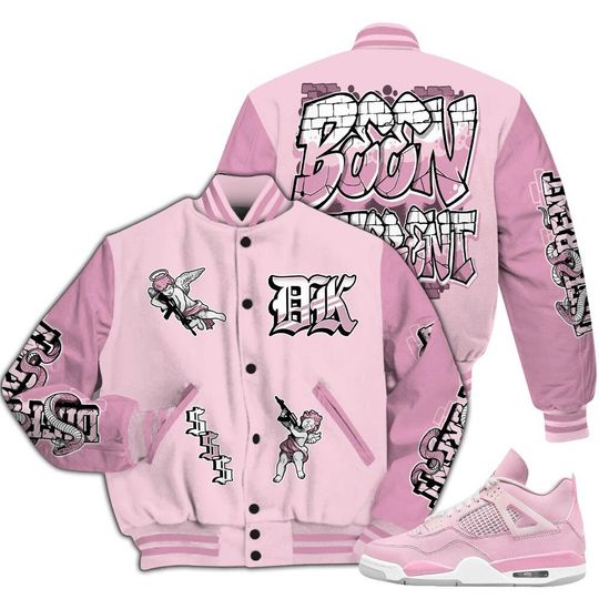 Orchid 4s Varsity Jacket, Streetwear Varsity Jackets, To Different Graphic Basketball Varsity Jacket All Over Print Letterman Jackets
