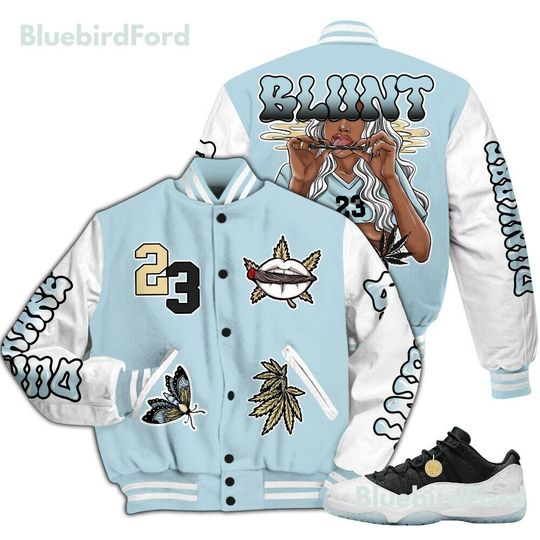 Dunkare Low Year Of The Snake 11s Varsity Jacket, Streetwear Varsity Jacket, Bluntz Unique All Over Print Letterman Jackets