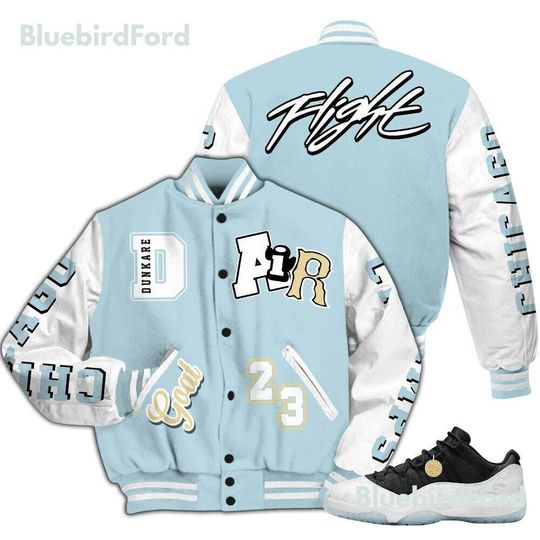 Dunkare Low Year Of The Snake 11s Varsity Jacket, Streetwear Varsity Jacket, AIR Number 23 GOAT All Over Print Letterman Jackets