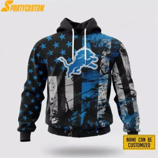 Custom Detroit Team Lionss 3D Hoodie, Men and Women Full Size S-5XL