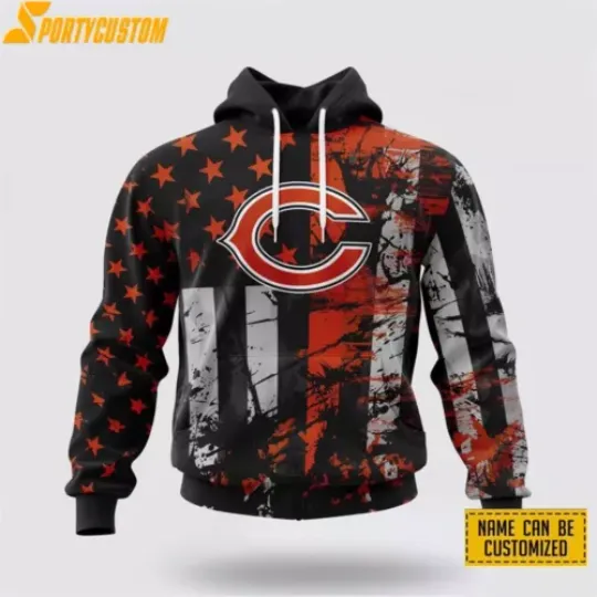 Custom Chicago Team Bearss 3D Hoodie, Men and Women Full Size S-5XL