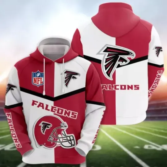 Atlanta Team Falconss 3D Hoodie, Men and Women Full Size S-5XL