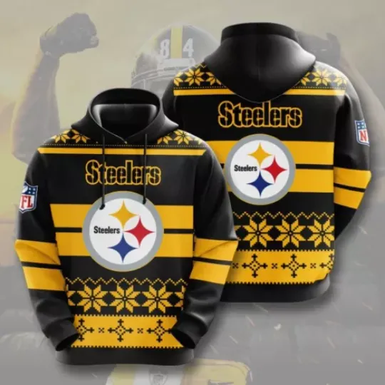 Pittsburgh Team Steelerss 3D Hoodie, Men and Women