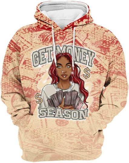 Dunkare Dunk Low Strawberry Waffle 3D Hoodie - Get Moneys Season Banknote All Over Print Unisex Hoodie