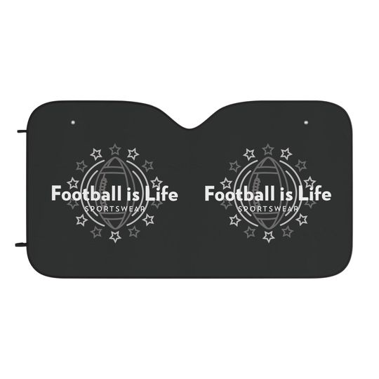 Football is Life Car Sun Shades, Sports Fan Auto Window Shade, Car Accessories, Father's Day Present, Gift for Him