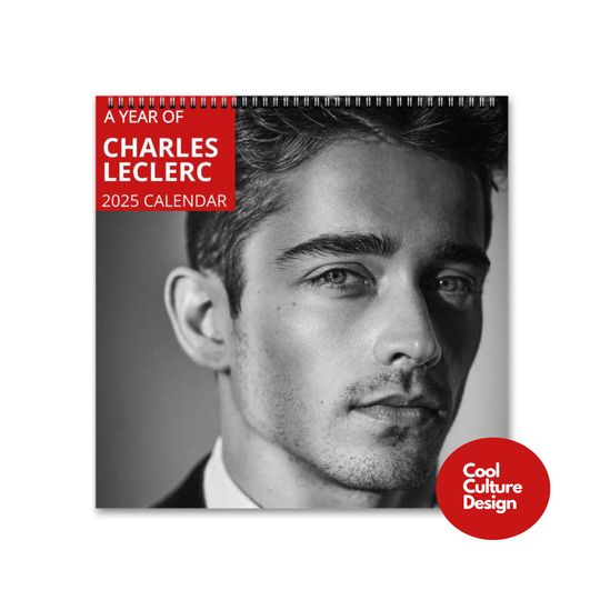 Charles Leclerc Vol.1 - 2025 Calendar, Wall Calendar 2025, Planner 2025, Charles Leclerc Fan Gift