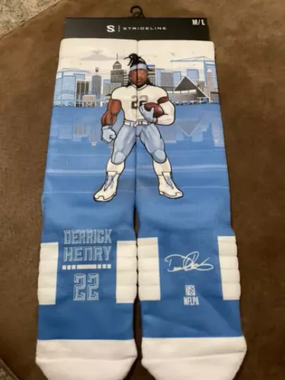 Derrick Henry Strideline size M/L football Hero Graphic Socks Titans Ravens