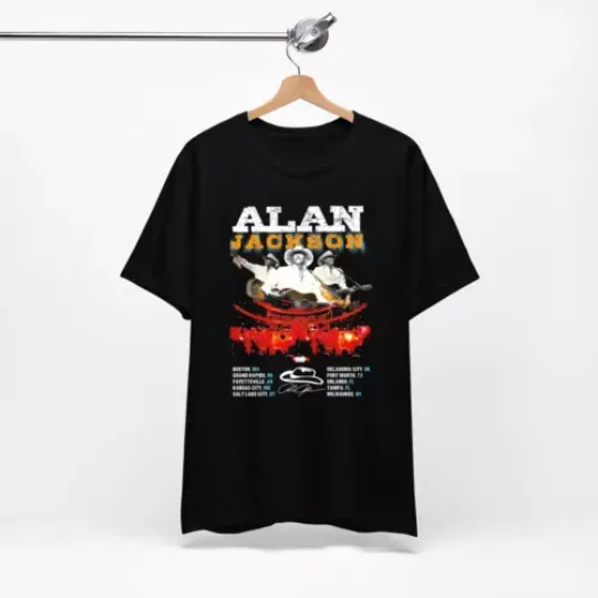 T-Shirt !!! ALAN JACKSON LAST CALL ONE MORE TOUR 2024-2025