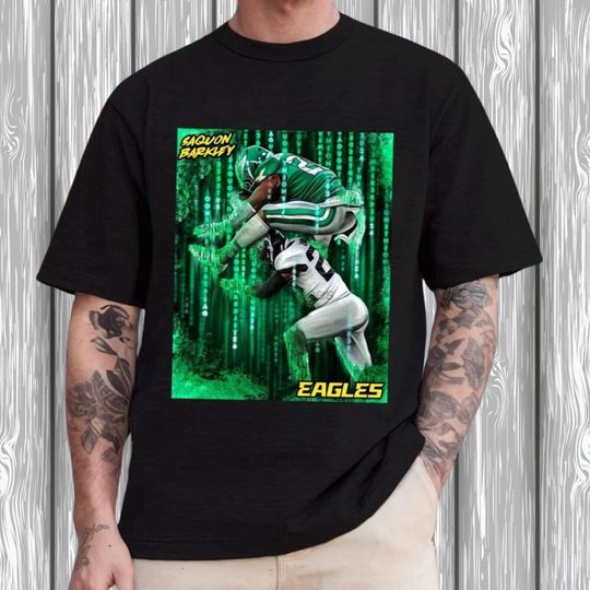 Saquon Barkley Vintage Shirt |  90s Graphic Tee | Unisex Bootleg Retro football Team Gift | Philadelphia Eagles Fans