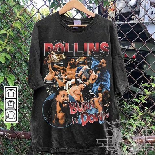 Seth Rollins Vintage 90s Graphic Style T-Shirt, Seth Rollins Shirt, Vintage Sport Tee, Unisex shirt, Boxing Bootleg Gift