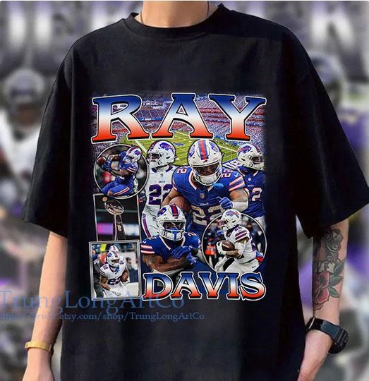 Vintage 90s Graphic Style Ray Davis T-Shirt, Ray Davis shirt, Vintage Oversized Sport Tee, Retro American Football Bootleg Gift