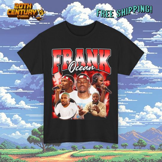 Frank Ocean Vintage Bootleg Tee, Unisex T-Shirt, Concert Merch, Music Lover Gift, Retro Graphic Shirt, 90s Fashion, Hip Hop R&B Music Gift