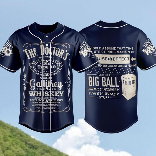 Doctor Who Baseball Jersey, Vintage Movie Series Shirt, Tardis Jersey Shirt, Police Box Athletic Jersey, Retro Film Tee, Gift For Fan