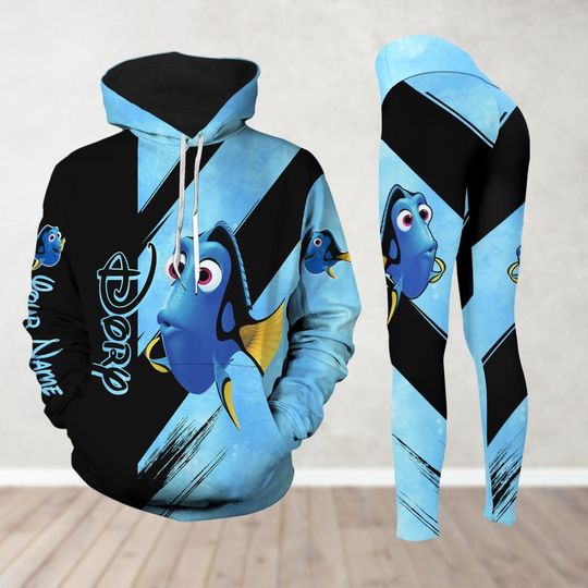 Custom Dory Hoodie And Leggings, Disney Finding Dory Hoodie For Women Men, Disneyworld Shirt, Disneyland Shirt, Adventure Movie Lover