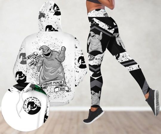 Disney Oogie Boogie Hoodie And Leggings, Nightmare Before Christmas Shirt, Horror Halloween Shirt, Oogie Boogie Fans Gifts For Her Him