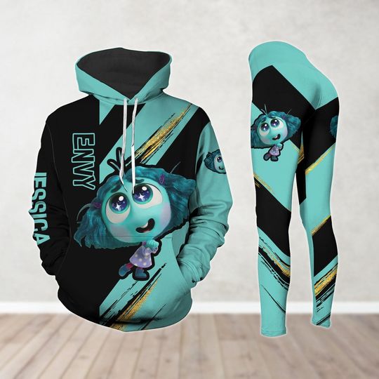 Custom Inside Out Envy Hoodie, Disney Envy Women's Leggings, Envy Lover Gifts, Disneyland Trip Shirt, Inside Out Family Party Shirt