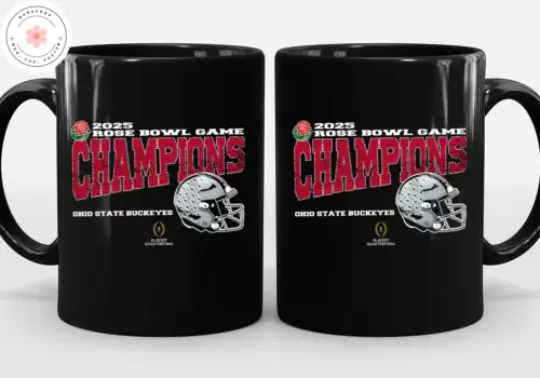 Ohio State Buckeyes 2025 Rose Bowl Game Champions College Football Mug