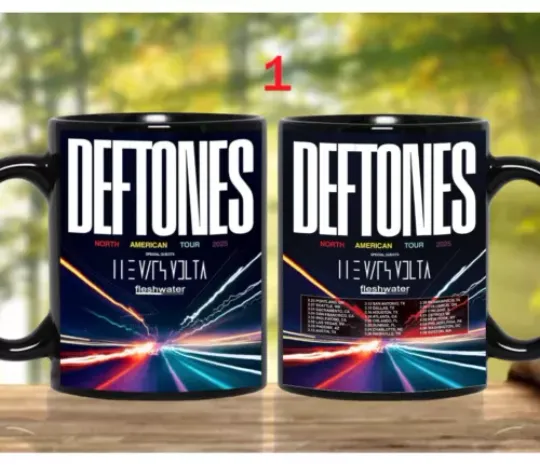 Custom Deftone Announce Spring 2025 North American Tour Coffee Mug