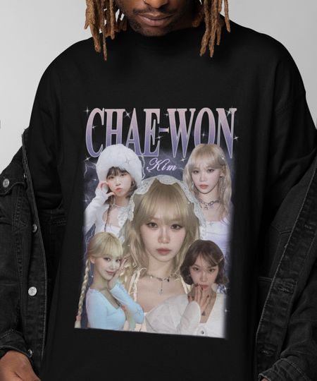 Chaewon Vintage T-Shirt, Le Sserafim Chaewon Shirt, Chaewon Sweatshirt, LE SSERAFIM Chaewon Retro 90s Bootleg T-shirt, Le Sserafim Shirt