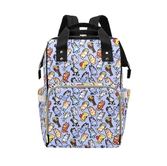 Blue Dogs Diaper Bag Backpack | Disney Dogs Backpack | Disney Diaper Bag | Disneyland Backpack | Disney Bag | Disney Diaper Backpack